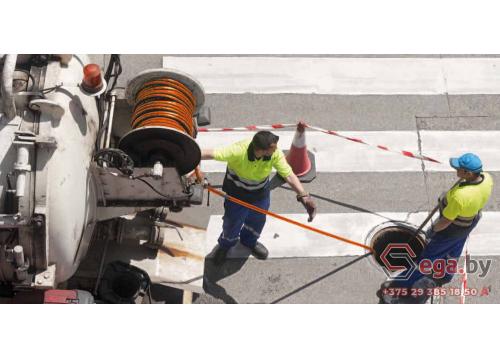 Профессиональный шланг для чистки каналов из полиуретана SewerClean365+ фото 1