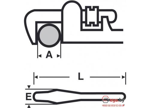 Ключ трубный Virax VIRAGRIP 36&quot; фото 3
