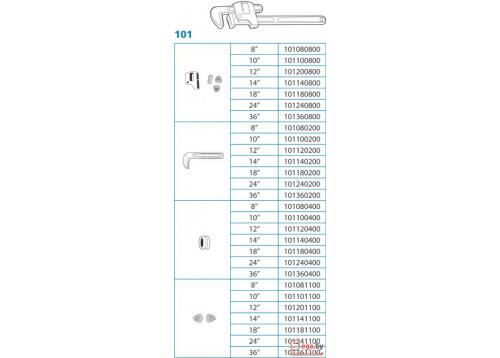 Ключ трубный Super-Ego STILLSON 18&quot; фото 3