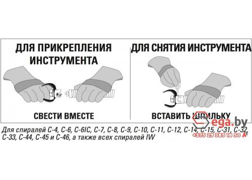 Насадка нож четырехлезвийный RIDGID Т-25 фото 3