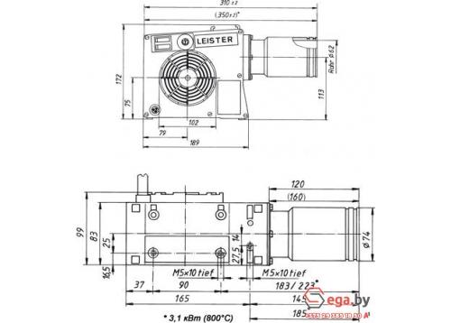 Промышленный фен Leister HOTWIND S 102.605 фото 12