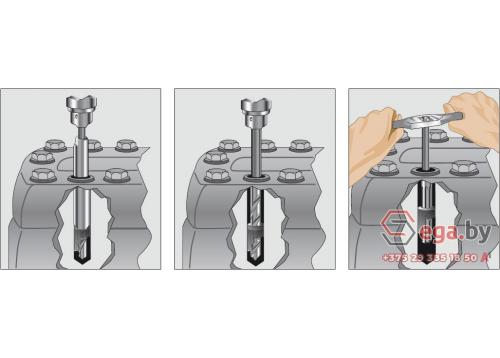 Комплект экстракторов болтов RIDGID 5 фото 3