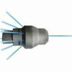 Форсунка для очистки канализационных труб (9 сопел)